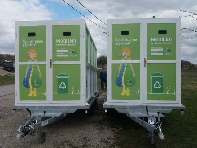 ČESTITAMO komunalnom poduzeću 1.MAJ LABIN na nabavci dva mobilna reciklažna dvorišta na prikolici! ♻️ODVOJENO PRIKUPLJANJE OTPADA­ ♻️­100% EKOLOGIJA­